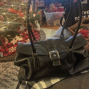 Coach Black Leather Woman’s Vintage satchel